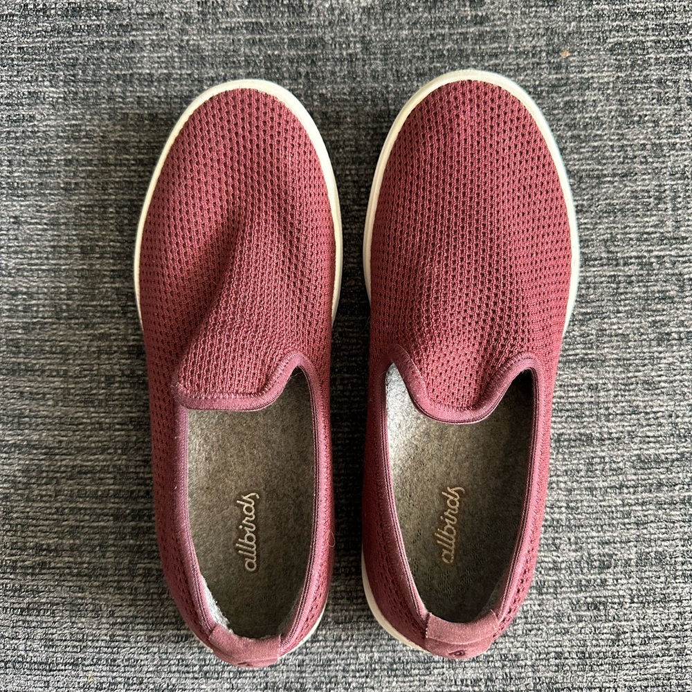 Maroon Allbirds Tree Loungers